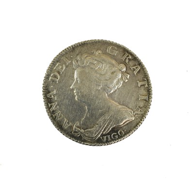 Lot 148 - ♦Anne, Shilling 1703 VIGO, Pre-Union with...