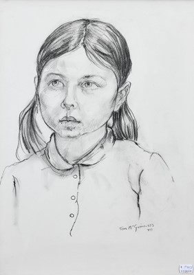 Lot 1052 - Tom McGuinness (1926-2006) Portrait of Theresa...