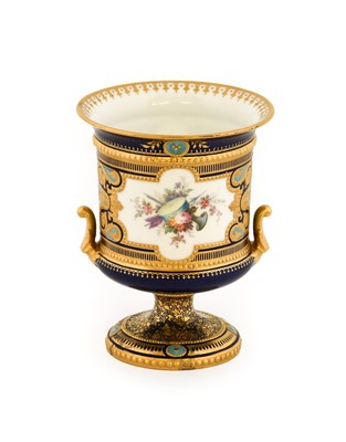 Lot 259 - A Royal Crown Derby Porcelain Twin-Handled...