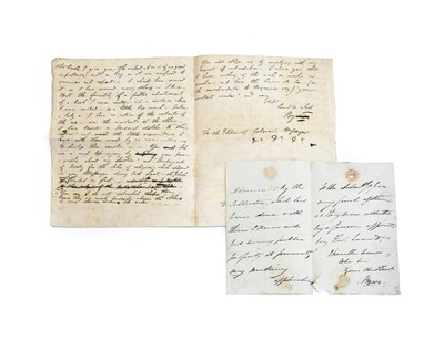 Lot 2067 - Byron [George Gordon Noel, Lord]. Autograph...