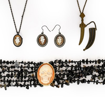 Lot 3001 - Item 7 ** A Six Strand Bead Necklace, by...