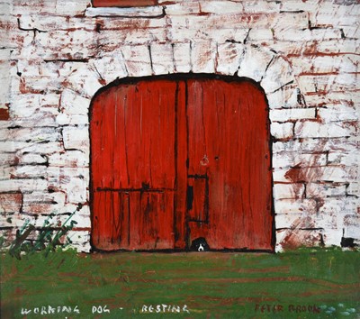 Lot 1088 - Peter Brook RBA (1927-2009) "Working Dog...