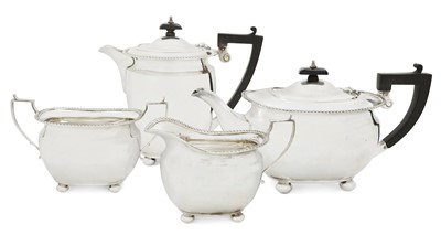 Lot 2288 - A Four-Piece George V Silver Tea-Service