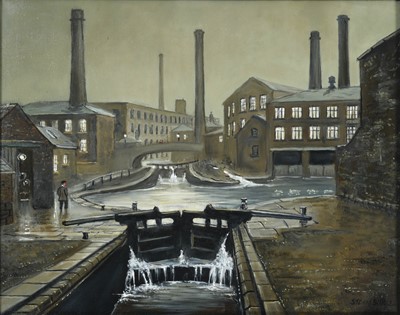 Lot 1090 - Steven Scholes (b.1952) "Leeds and Liverpool...