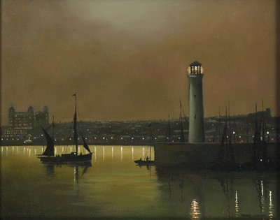 Lot 1089 - Steven Scholes (b.1952) Scarborough Harbour...
