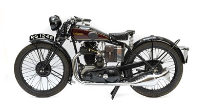 Lot 198 - New Hudson 350cc Registration no: RG 1248...