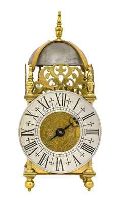 Lot 393 - A Late 17th Century Style Lantern Clock, 20th...