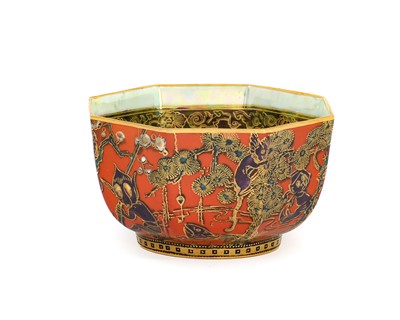 Lot 70 - A Wedgwood Fairyland Lustre Red Firbolgs I...