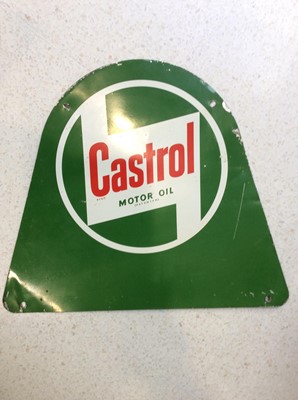 Lot 203 - An Aluminum Single-Sided Castrol Advertising...