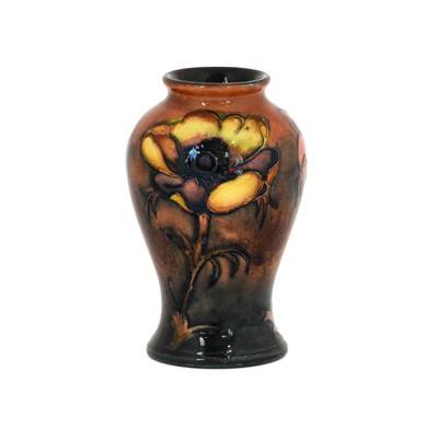 Lot 67 - Walter Moorcroft (1917-2002): A Flambé Anemone...