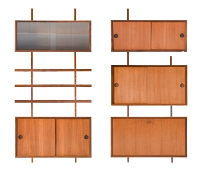 Lot 319 - A 1960s Teak Sectional Modular Adjustable...