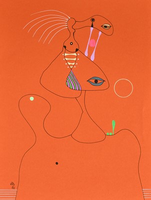 Lot 1042 - Desmond Morris FLS (b.1928) "The Accused"...
