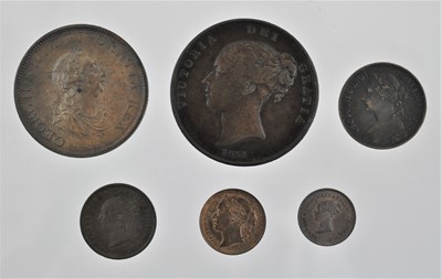 Lot 48 - British Copper and Bronze Coinage, to include:...