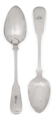 Lot 2211 - A Set of Six George IV or William IV Scottish Provincial Silver Table-Spoons