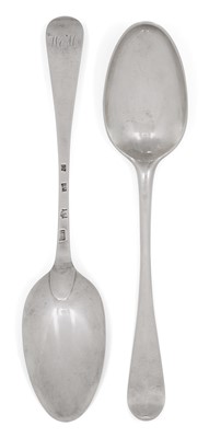 Lot 2209 - A Set of Six George III Scottish Silver Table-Spoons