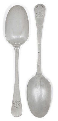Lot 2207 - Six Queen Anne Scottish Silver Table-Spoons