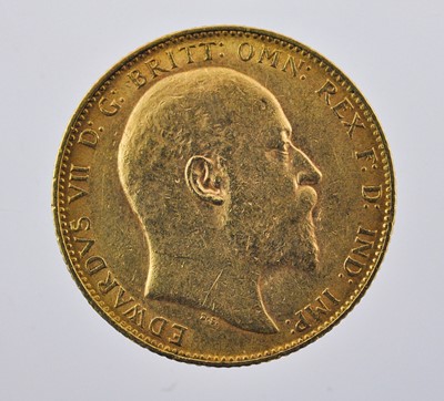 Lot 284 - Edward VII, Sovereign 1904, obv. bare head...
