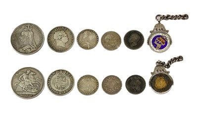 Lot 101 - Victoria, 'Jubilee Head' Crown 1887, rev....