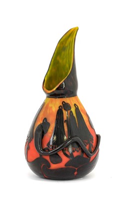 Lot 41 - An Art Deco Le Verre Francais Glass Jug, with...