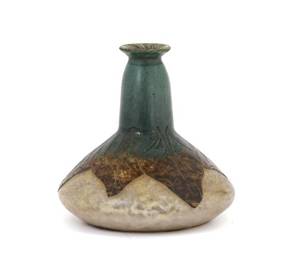 Lot 39 - A French Art Deco Glass Vase, with acid cut...