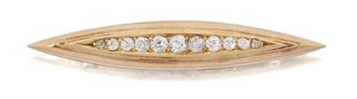 Lot 2007 - A Diamond Brooch