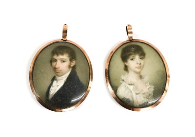 Lot 288 - Circle of George Engleheart: Miniature Bust...