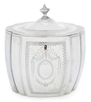 Lot 2190 - A George III Silver Tea-Caddy