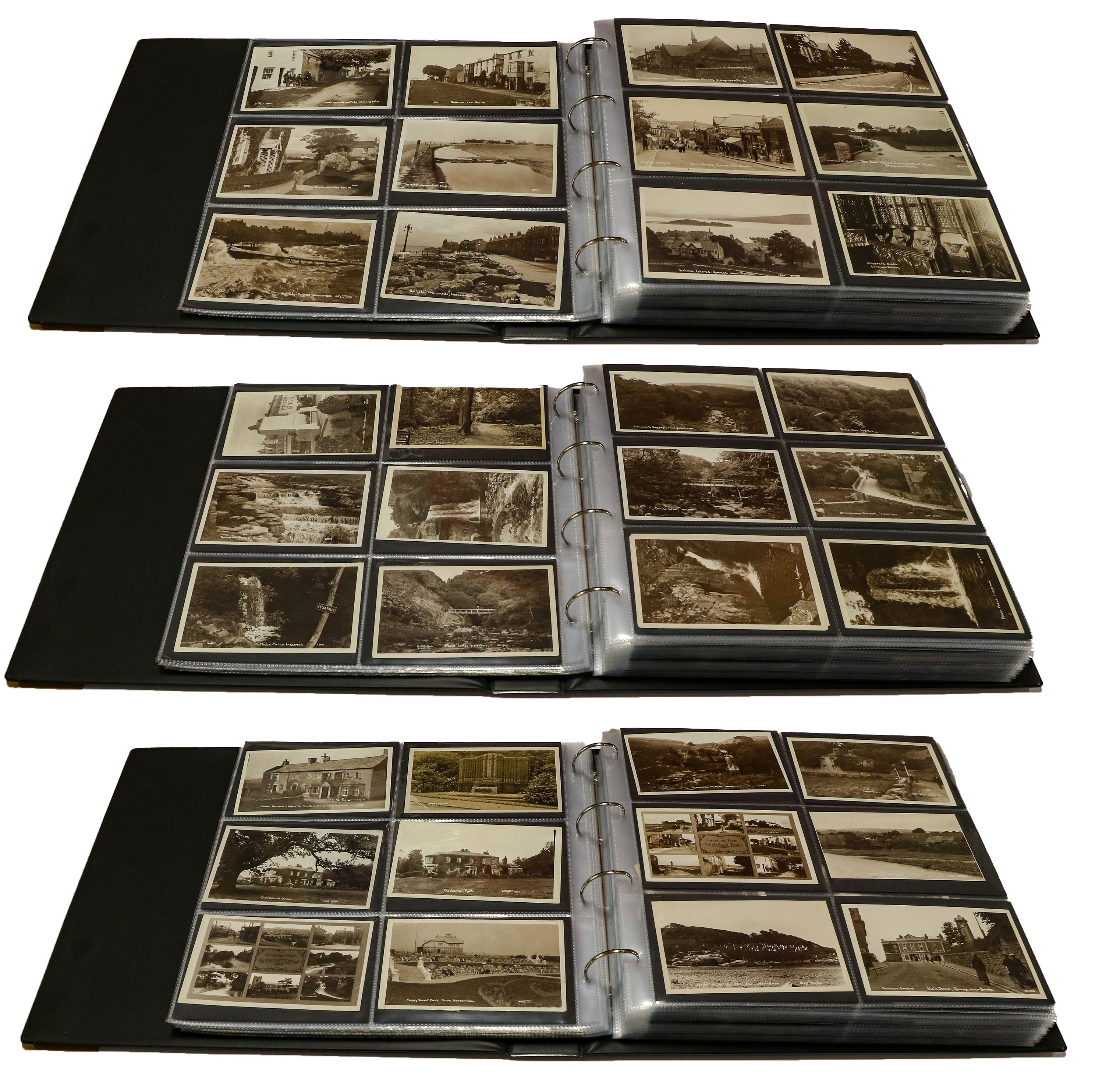 Lot 258 - (Blue Album) An album containing some 550