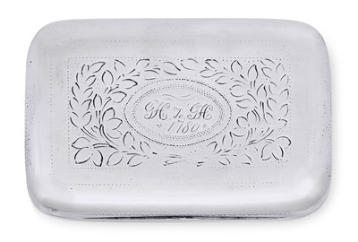 Lot 2224 - A George III Scottish Silver Snuff-Box
