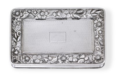 Lot 2225 - A George III Silver Snuff-Box
