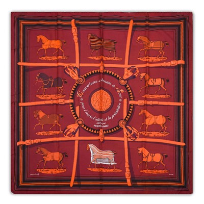 Lot 3052 - Hermès Silk Scarf, Couvertures et Tenues de...