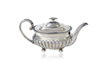 Lot 2030 - A George III Provincial Silver Teapot