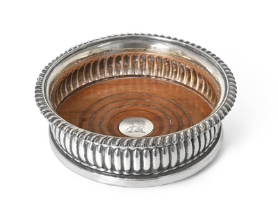 Lot 2028 - A George III Silver Wine-Coaster
