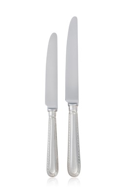 Lot 2052 - A Set of Eight Elizabeth II Silver Table-Knives and Eight Elizabeth II Silver Cheese-Knives