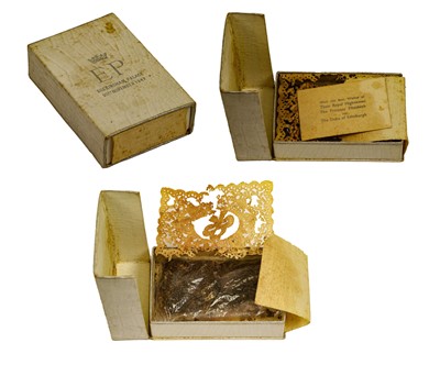 Lot 59 - Princess Elizabeth/Philip Mountbatten Wedding Cake
