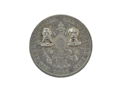 Lot 167 - German States, Prussia, Wilhelm I Thaler 1866A,...