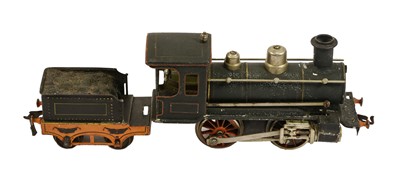 Lot 191 - Marklin Gauge 1 0-4-0 Locomotive And 4 Wheel Tender