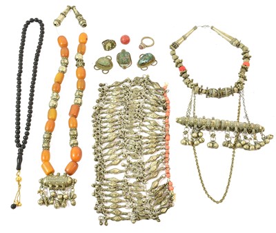 Lot 204 - A Collection of Omani/Bedouin Jewellery,...