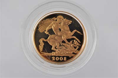 Lot 327 - Elizabeth II, Proof Sovereign 2008, obv....