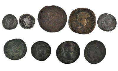 Lot 21 - 9 x Roman Imperial, comprising: Septimius...