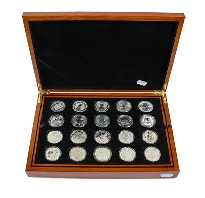 Lot 215 - 22 x Silver 1oz Bullion Coins, including:...