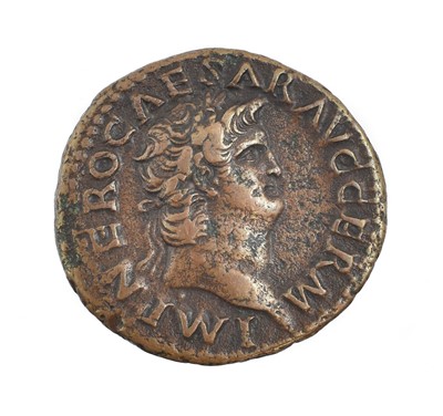 Lot 15 - Roman Imperial, Nero (54-68AD) Æ As, Rome Mint,...
