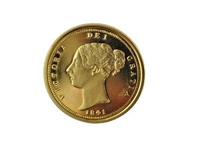 Lot 231 - Reproduction Victoria Sovereign 1841, a modern...