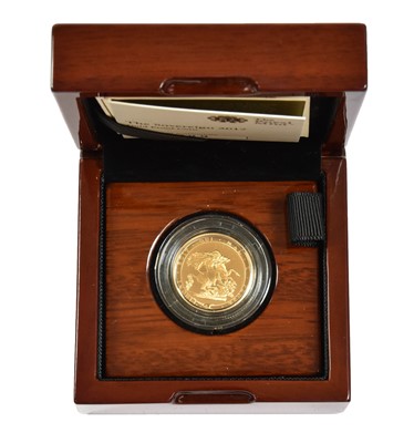 Lot 334 - Elizabeth II, Proof Sovereign 2017,...