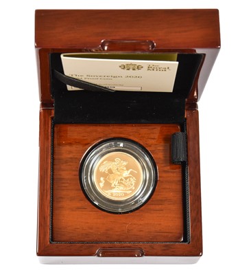Lot 342 - Elizabeth II, Gold Proof Sovereign 2020,...