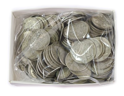 Lot 121 - Pre-1947 British Silver halfcrowns, florins,...