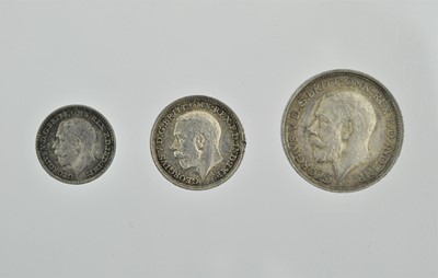 Lot 78 - George V, Incomplete Maundy Set 1918, 4d, 2d...