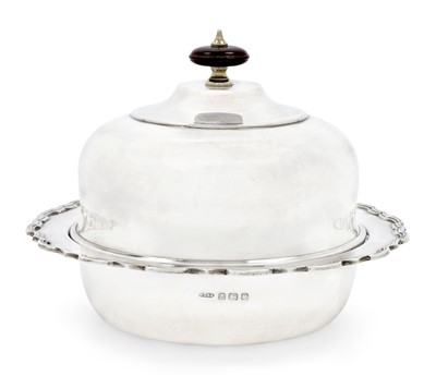 Lot 2299 - A George VI Silver Muffin-Dish, Cover and Liner