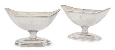 Lot 2186 - A Pair of George III Silver Salt-Cellars