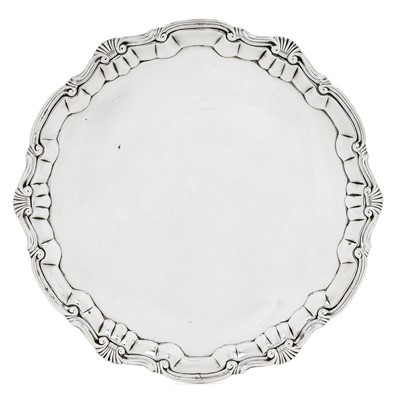Lot 2185 - A George II Silver Salver